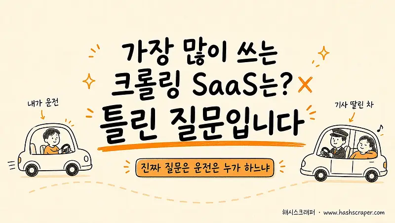 What is the most commonly used data crawling SaaS by companies? - Starting with why this question is incorrect (2026)
