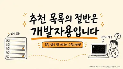 Comment collecter des données web sans coder ? La moitié des outils recommandés aux non-développeurs sont destinés aux développeurs (2026)