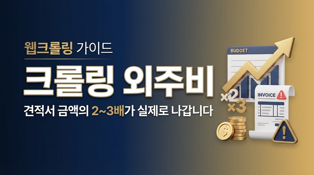 爬虫外包费用,实际支出是报价金额的2到3倍。